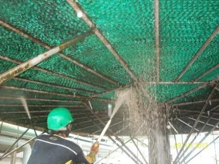 Cleaning cooling tower — proses